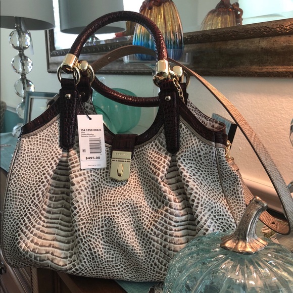 🌺AUTHENTIC 🌺ELISA RHODES HOBO BAG IN CREME🌺 - Picture 4 of 8